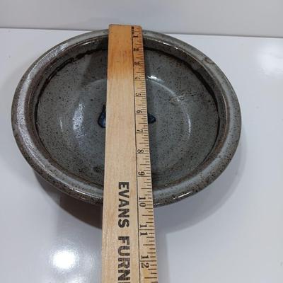 Studio art deco pottery bowl / plate