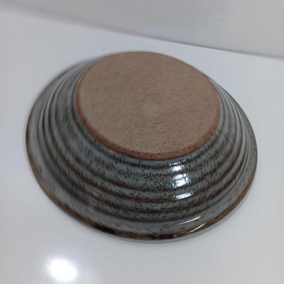 Studio art deco pottery bowl / plate