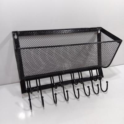 Two black Desk organizers
