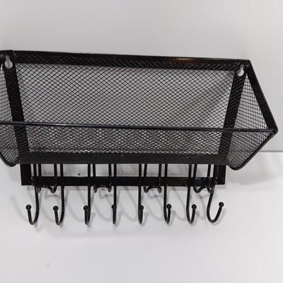 Two black Desk organizers