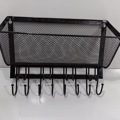 Two black Desk organizers