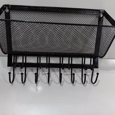 Two black Desk organizers