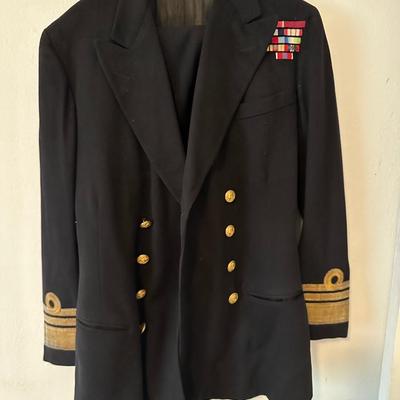 WW2 Original Navy Commanding Officers Blue Navy Jacket