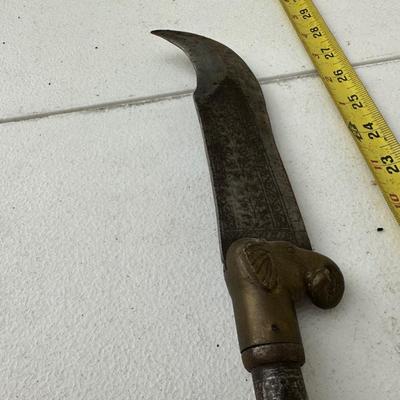 An Indian Bhuj or elephant knife