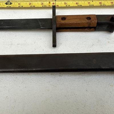 Late WWII Japanese Type 30 Bayonet + Sheath