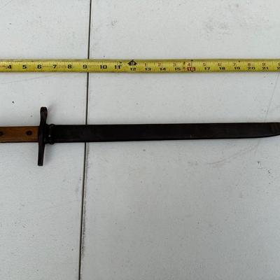 Late WWII Japanese Type 30 Bayonet + Sheath