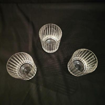 3 Baccarat Crystal Tumblers  (DR-JS)