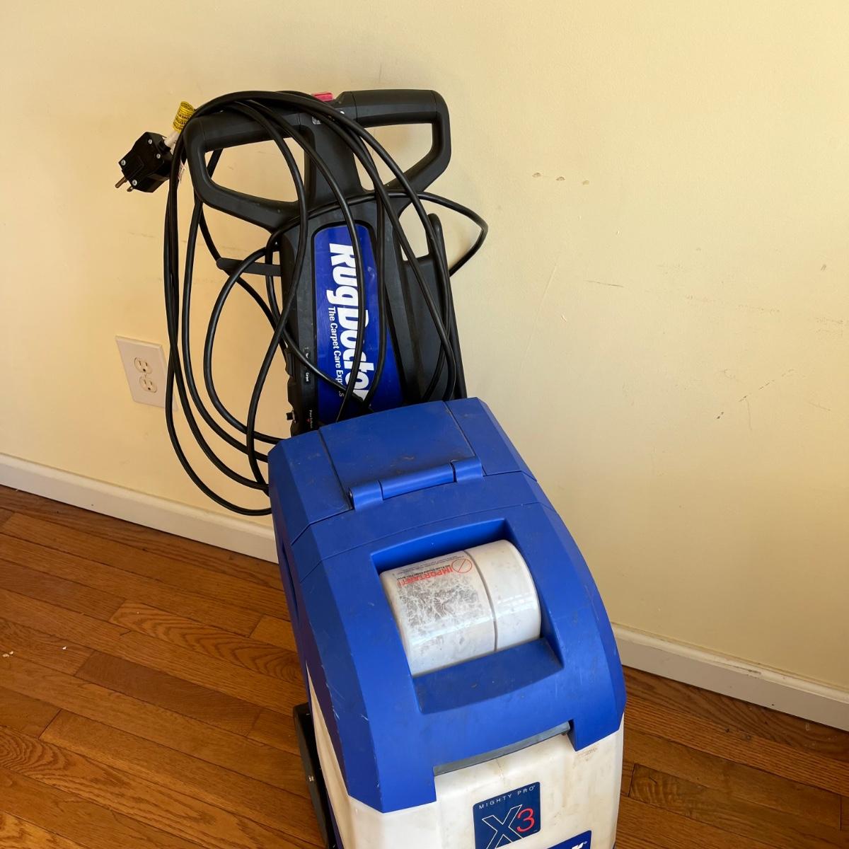 LOT 182U Rug Doctor Mighty Pro X3 Commercial Grade Carpet Cleaner