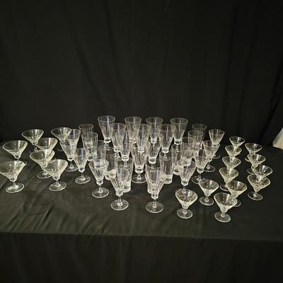 Assorted Crystal Stemware  (DR-JS)