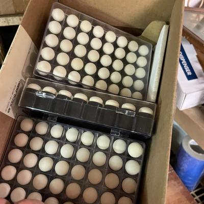 Shelf 71 Inventory Mink Oil Wands, Shoe Black, Red, White, Angelus Paint Markers and More