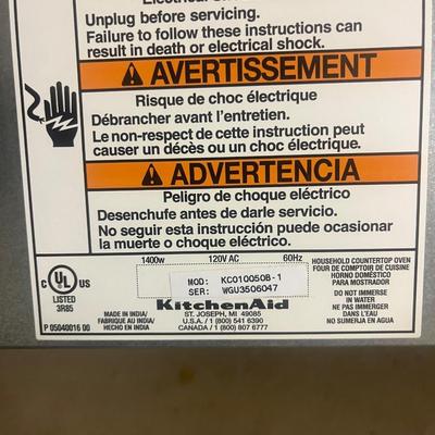 Kitchen Aid Toaster Oven (G-MG)