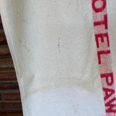 Red Stripe Hotel Towels