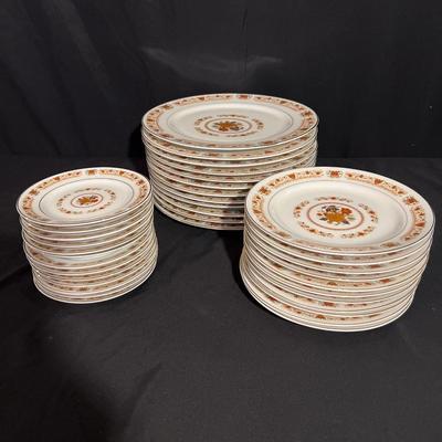 Tatung Taiwan Floral Gold Estate Porcelain China 10+ Person Setting (DR-RG)
