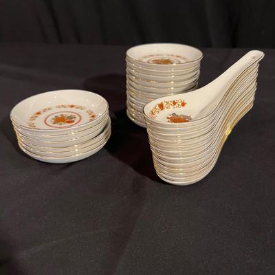 Tatung Taiwan Floral Gold Estate Porcelain China 10+ Person Setting (DR-RG)