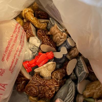 Huge Lot of Wade Ceramic Miniature Whimsies England Dozens of Mini Animals