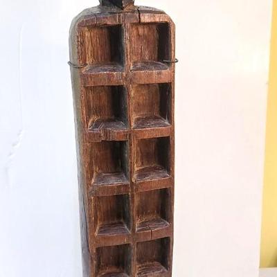 Lot #222  Luba Wari (Africa) Game Board on Stand