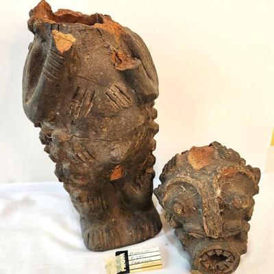 Lot #223  Mambila Statue (Cameroun - Africa) - Terra Cotta
