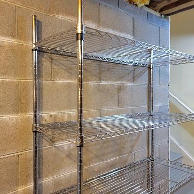 Pair of Wire Metal Shelves (BS-DW)