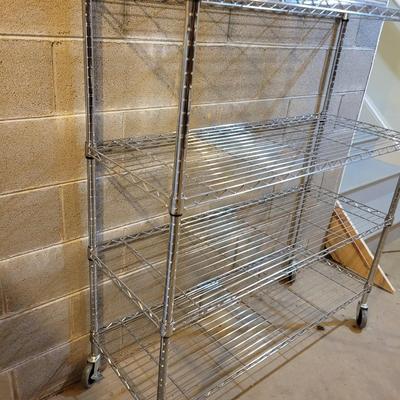 Pair of Wire Metal Shelves (BS-DW)
