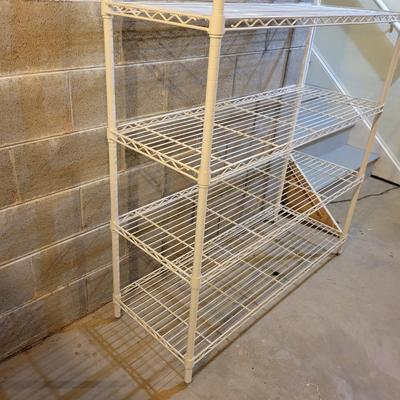 Pair of Wire Metal Shelves (BS-DW)