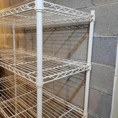Pair of Wire Metal Shelves (BS-DW)