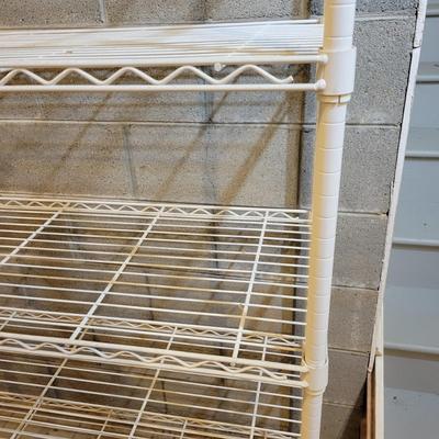 Pair of Wire Metal Shelves (BS-DW)