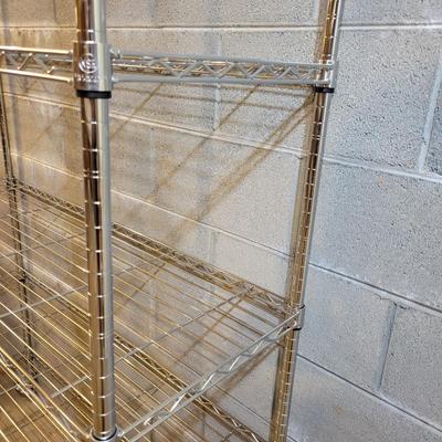 Pair of Wire Metal Shelves (BS-DW)