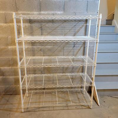 Pair of Wire Metal Shelves (BS-DW)