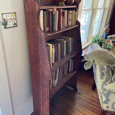 Vintage Wood Bookshelf