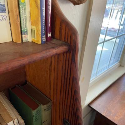 Vintage Wood Bookshelf