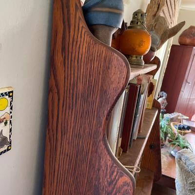 Vintage Wood Bookshelf