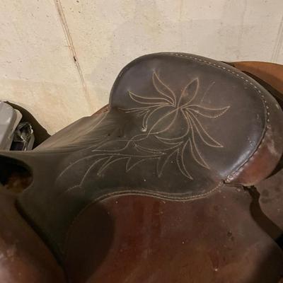 Leather saddle