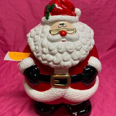Santa cookie jar