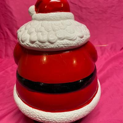 Santa cookie jar