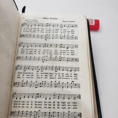 LDS hymn book black leather