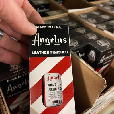 Shelf 72 Inventory Angelus Shoe Dye 200+ Bottles