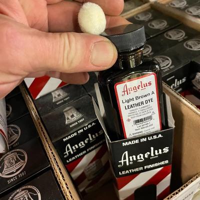 Shelf 72 Inventory Angelus Shoe Dye 200+ Bottles