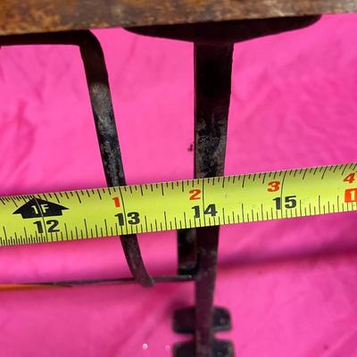 Vintage butcher block paper cutter
