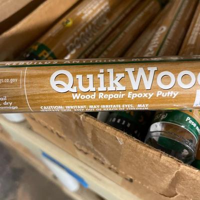 Shelf 73 Inventory Quick Wood Epoxy Putty 100+ Units