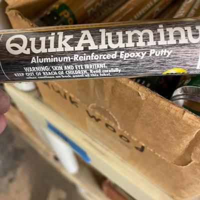 Shelf 73 Inventory Quick Wood Epoxy Putty 100+ Units