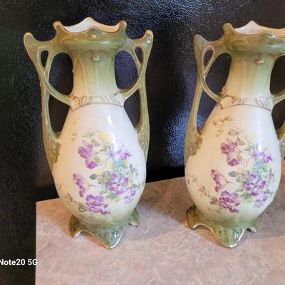Pr. Royal Teplitz Austrian Vases