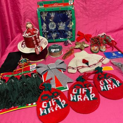 Misc ribbons and ornaments