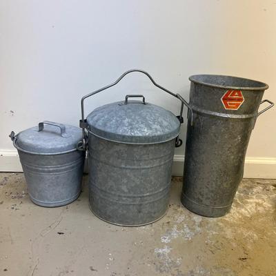 Galvanized Floral Bucket & Pails (G-MG)