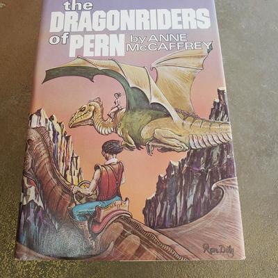 The dragon riders of Perth vintage book with slip cover hardback