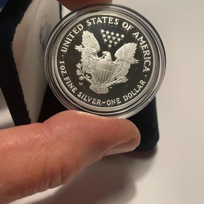US Mint One Ounce Proof Silver Bullion Coin