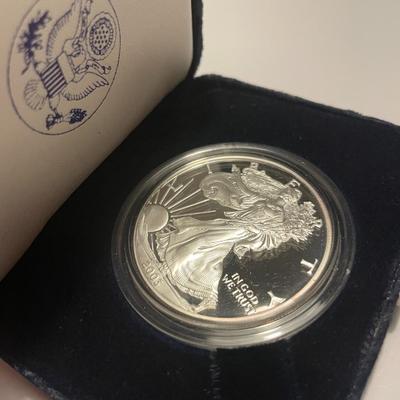US Mint One Ounce Proof Silver Bullion Coin