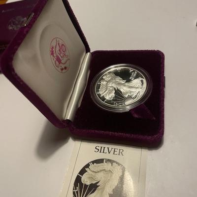 US Mint One Ounce Silver Proof Bullion Coin
