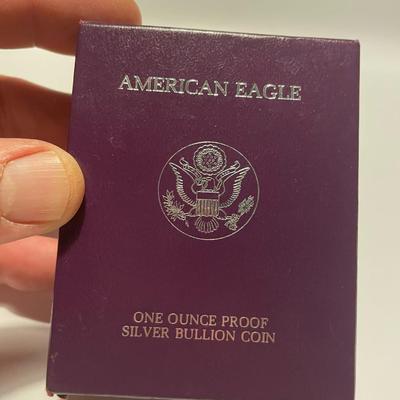 US Mint One Ounce Silver Proof Bullion Coin
