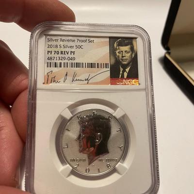 US Mint Silver Half Dollar Kennedy Proof Set