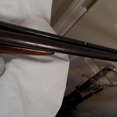 S/S 20 gauge shot gun / Stevens Arms, est. $150 to $300.